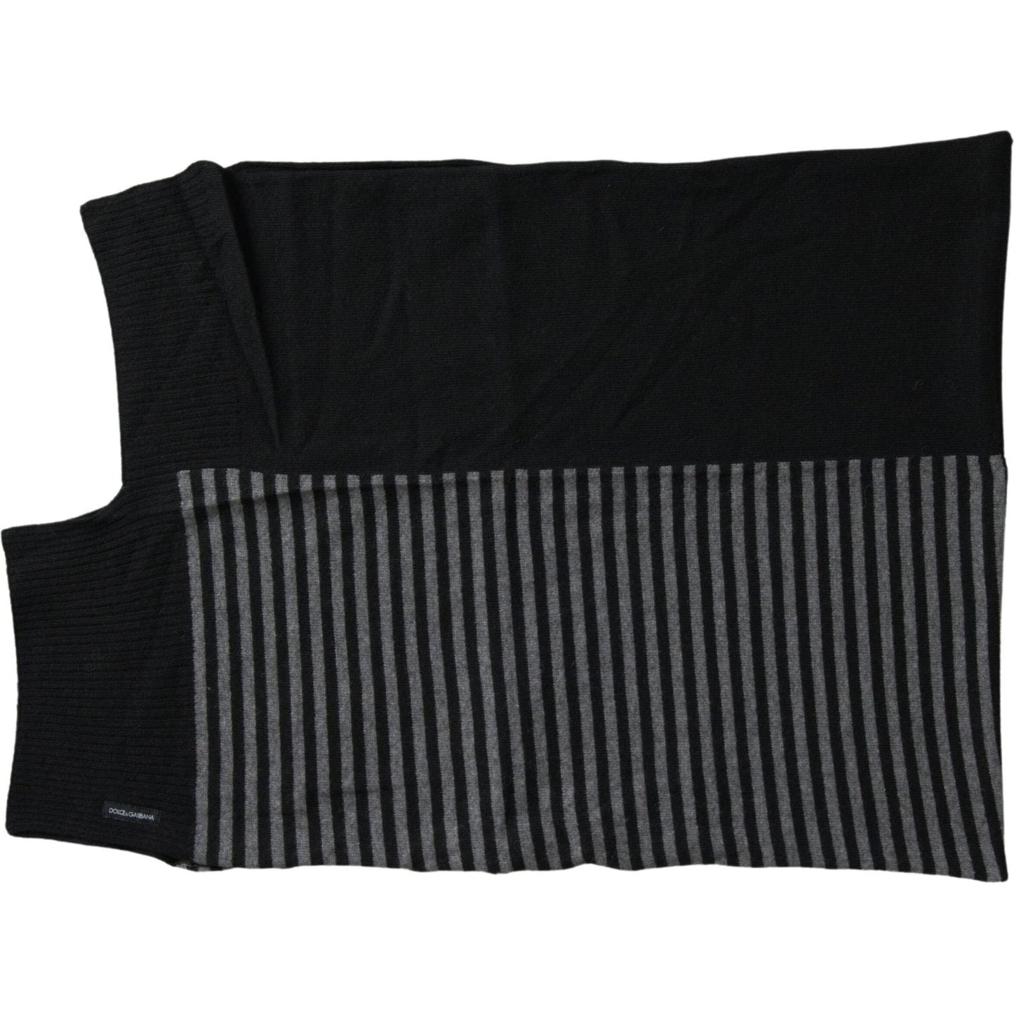 Dolce & Gabbana Elegant Striped Wool Blend Men's Scarf Dolce & Gabbana