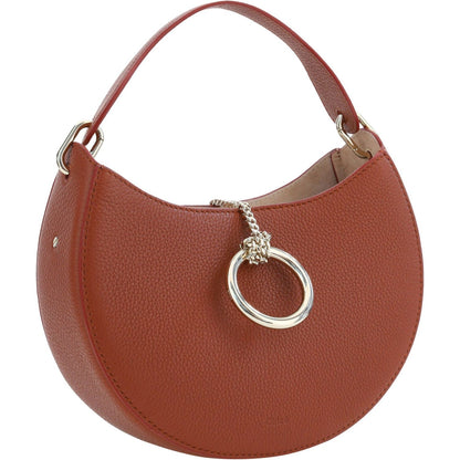 Chloé Brown Leather Small Arlène Shoulder Bag