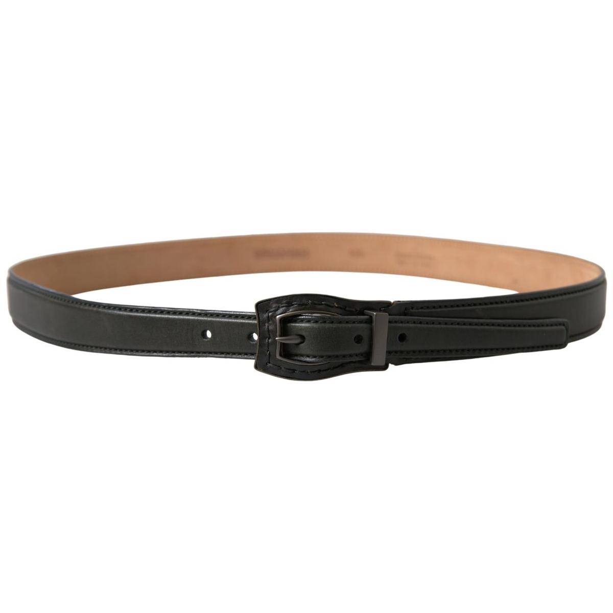 Ermanno Scervino Exquisite Italian Leather Belt with Metal Buckle Ermanno Scervino