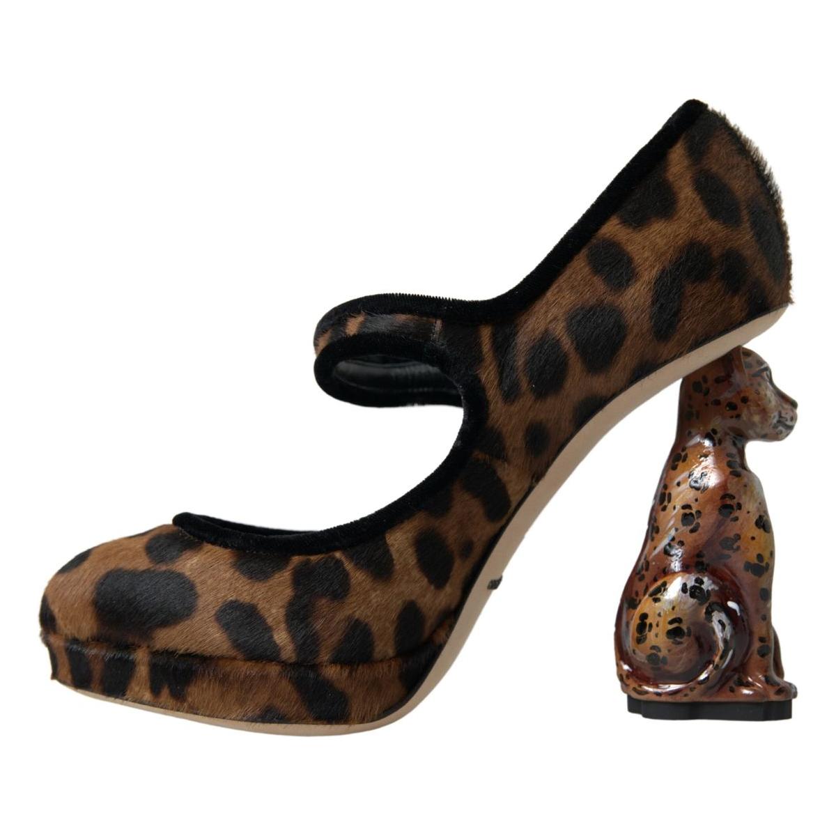 Dolce & Gabbana Elegant Leopard Heel Pumps for Chic Sophistication Dolce & Gabbana