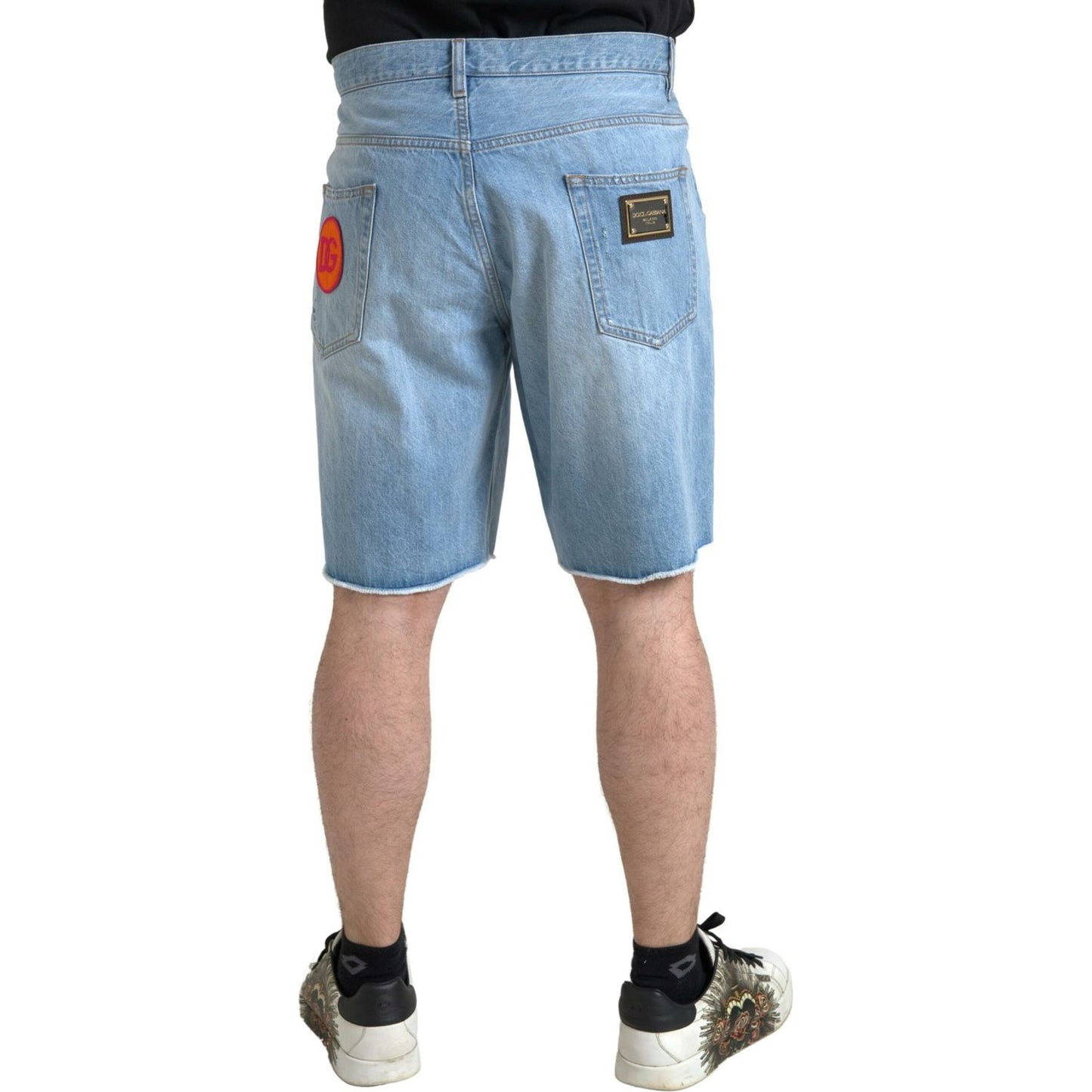 Dolce & Gabbana Elegant Light Blue Denim Bermuda Shorts Dolce & Gabbana