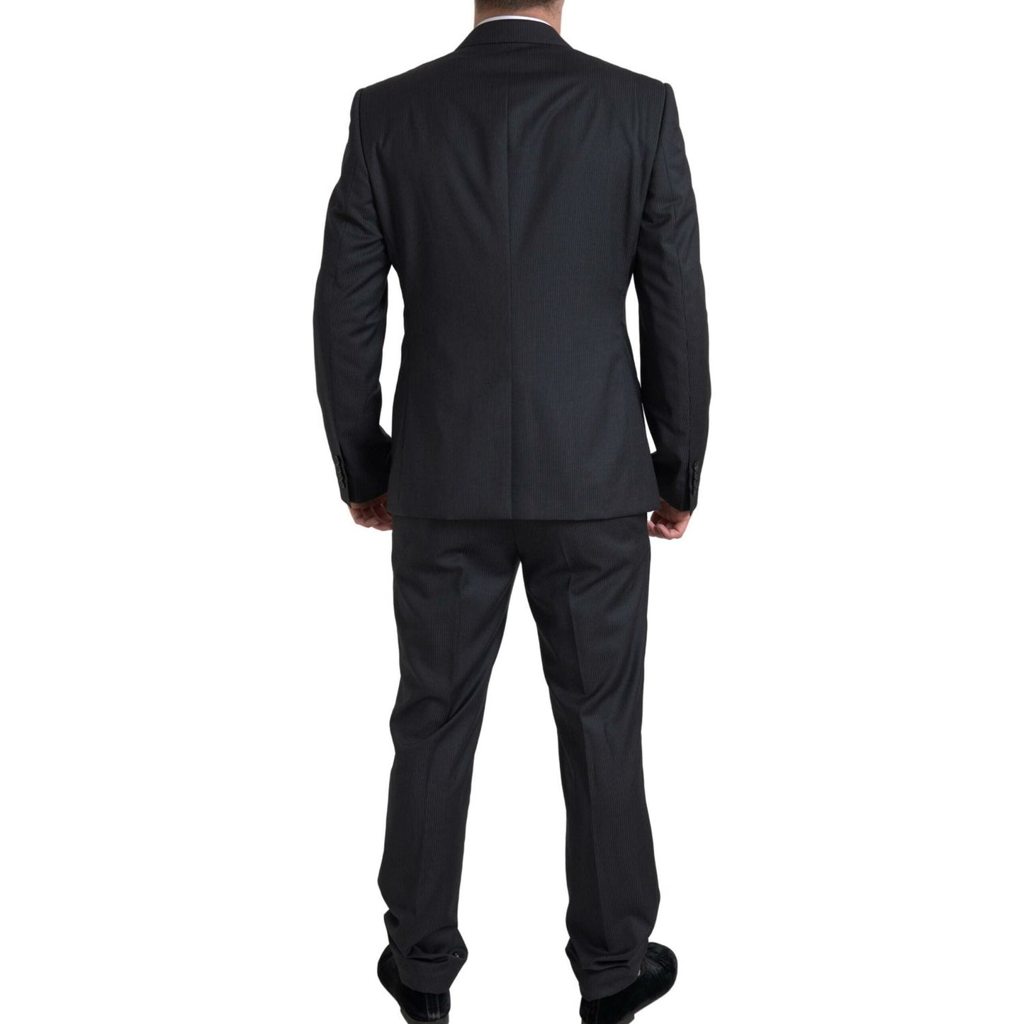 Dolce & Gabbana Elegant Black Two-Piece Slim Fit Suit Dolce & Gabbana