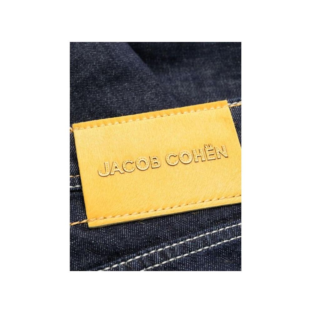 Jacob Cohen Exquisite Slim Fit Dark Blue Stretch Jeans Jacob Cohen