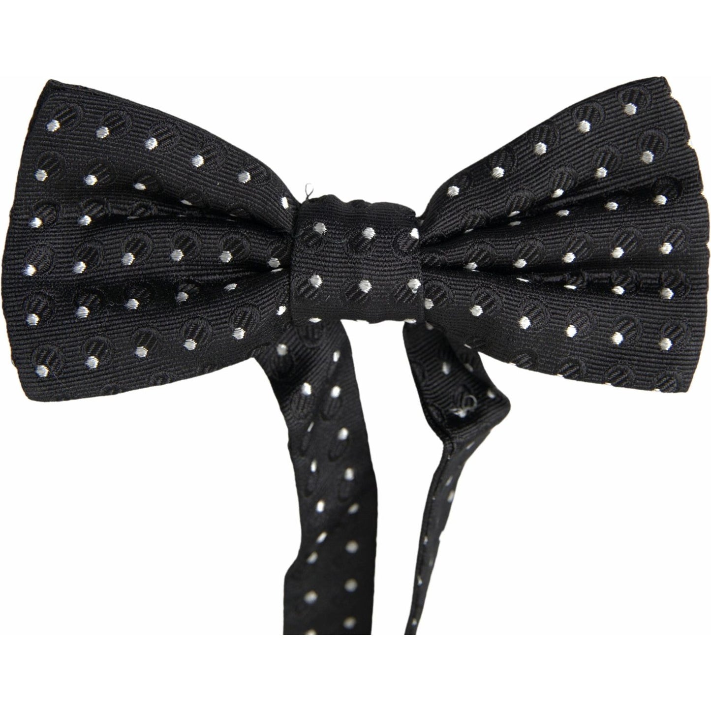 Dolce & Gabbana Elegant Black Silk Bow Tie Dolce & Gabbana