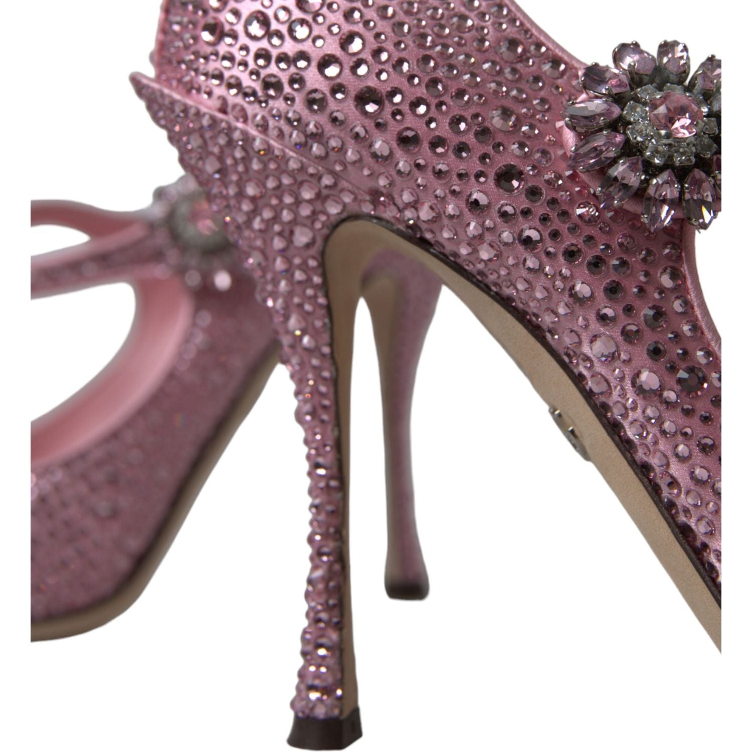 Dolce & Gabbana Enchanting Pink Crystal Pumps