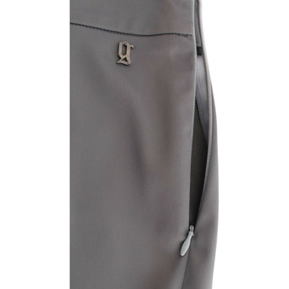 John Galliano Gray slim fit pants