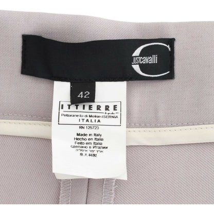 Cavalli Gray high waist pants