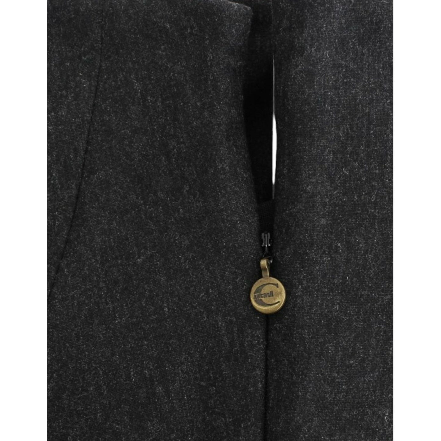 Cavalli Gray strapless dress