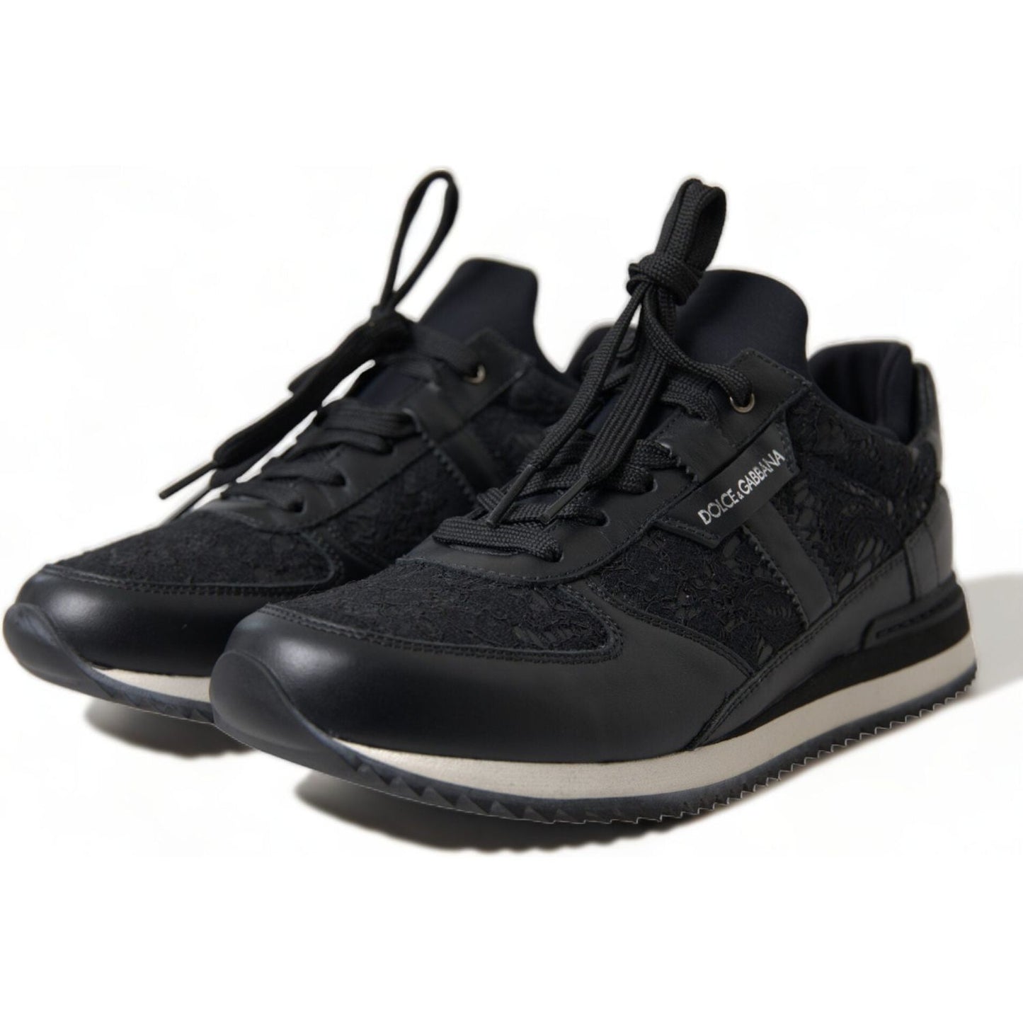 Dolce & Gabbana Elegant Black Classic Sneakers Dolce & Gabbana