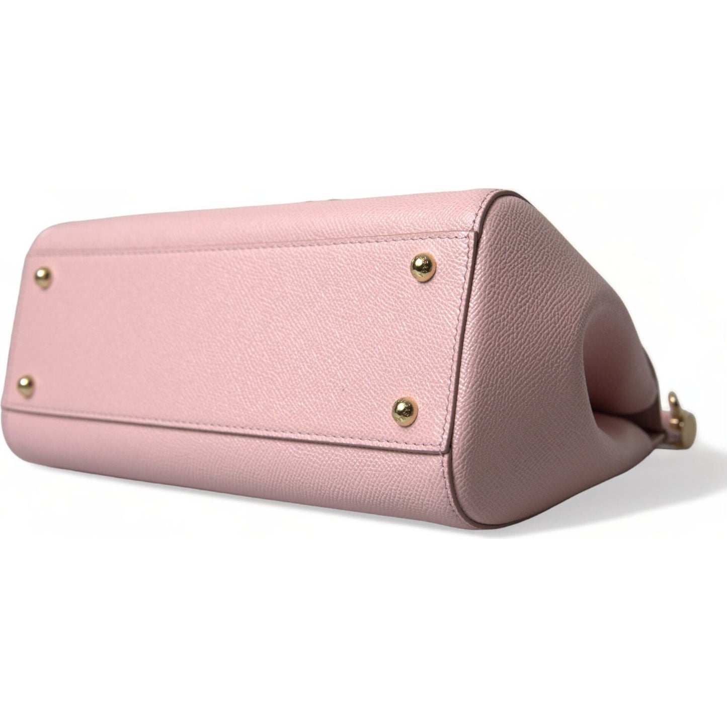 Dolce & Gabbana Chic Pink Sicily Leather Shoulder Bag Dolce & Gabbana