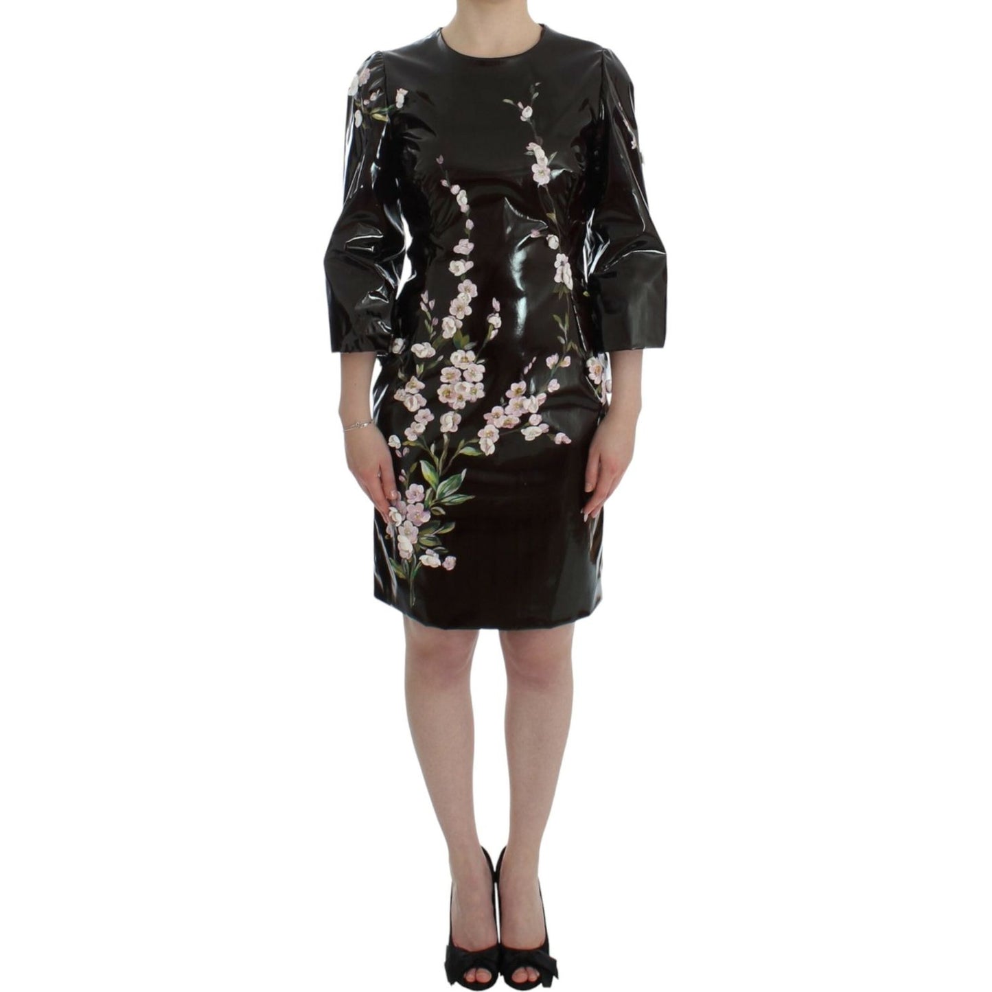 Dolce & Gabbana Elegant Floral Sheath Cocktail Dress Dolce & Gabbana