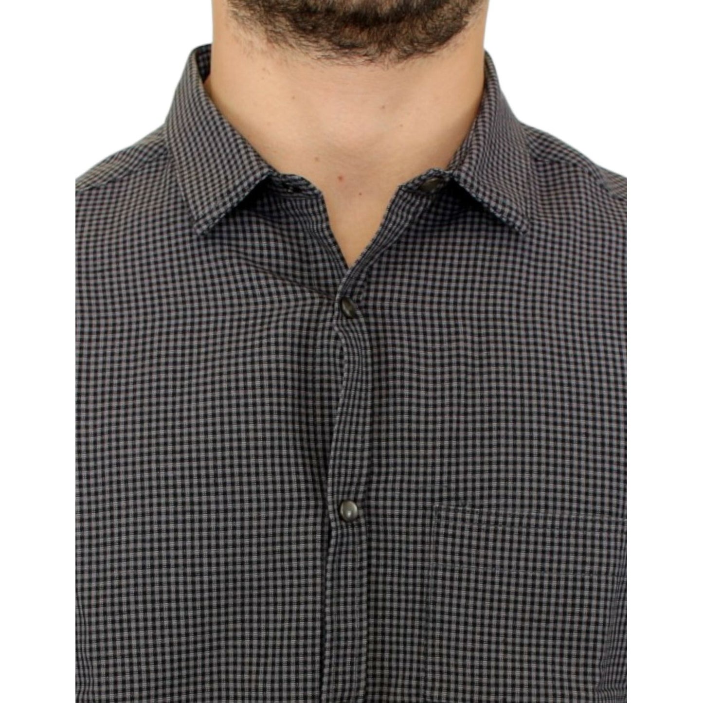 Costume National Gray linen casual shirt