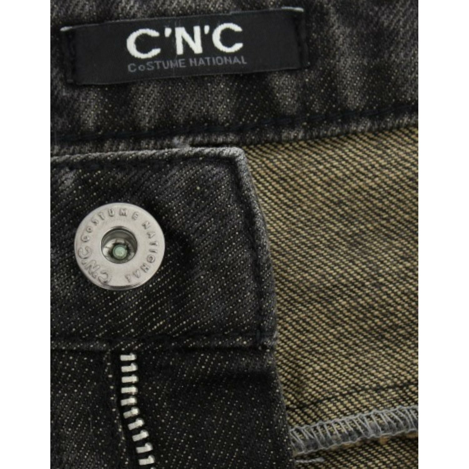 Costume National Gray distressed jeans