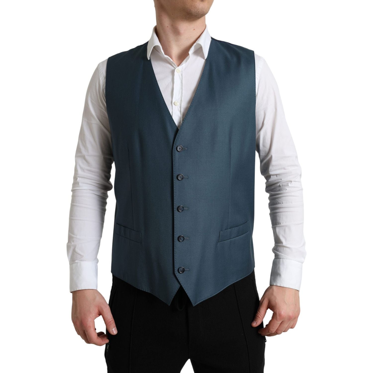 Dolce & Gabbana Green Single Breasted 2 Piece MARTINI Suit