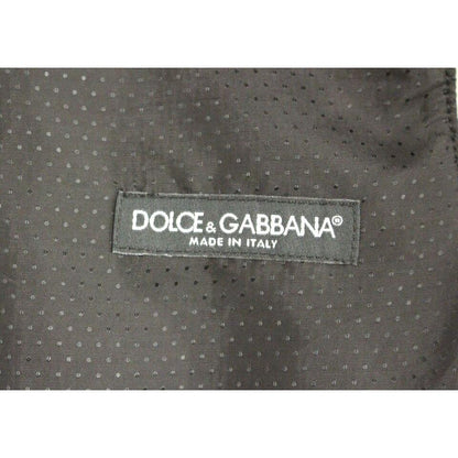 Dolce & Gabbana Gray Wool Blend Logo Vest Gilet Weste