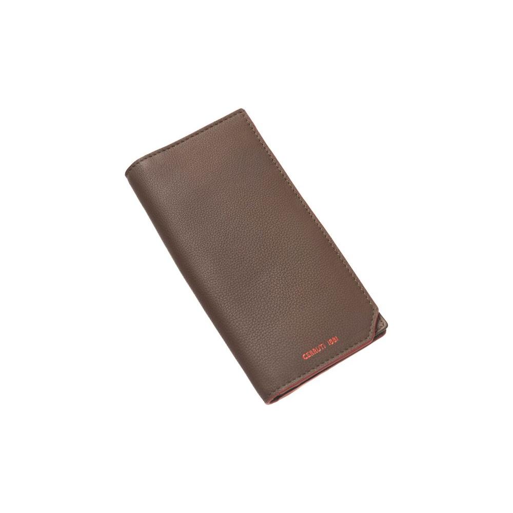 Cerruti 1881 Brown Calf Leather Men Wallet Cerruti 1881