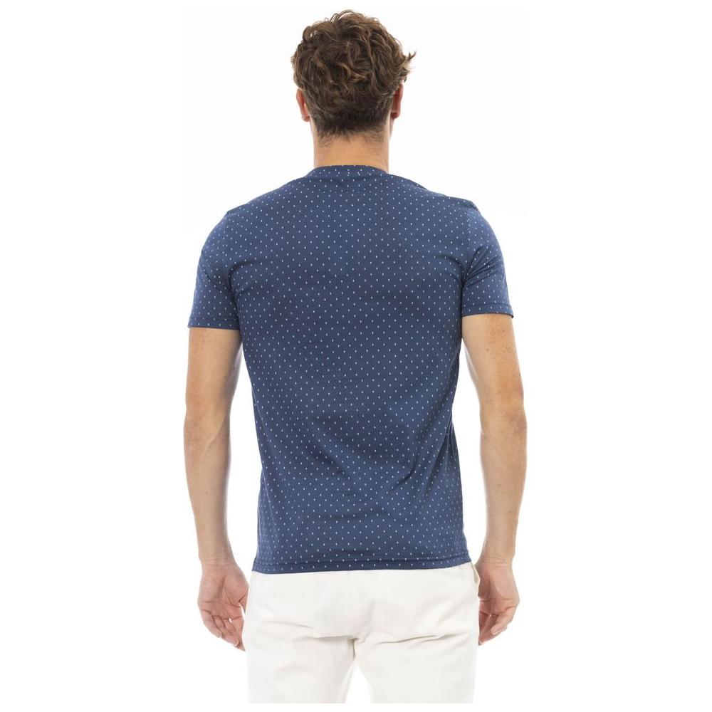 Baldinini Trend Blue Cotton Men T-Shirt