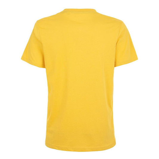 Fred Mello Sunshine Yellow Cotton Crewneck Tee Fred Mello