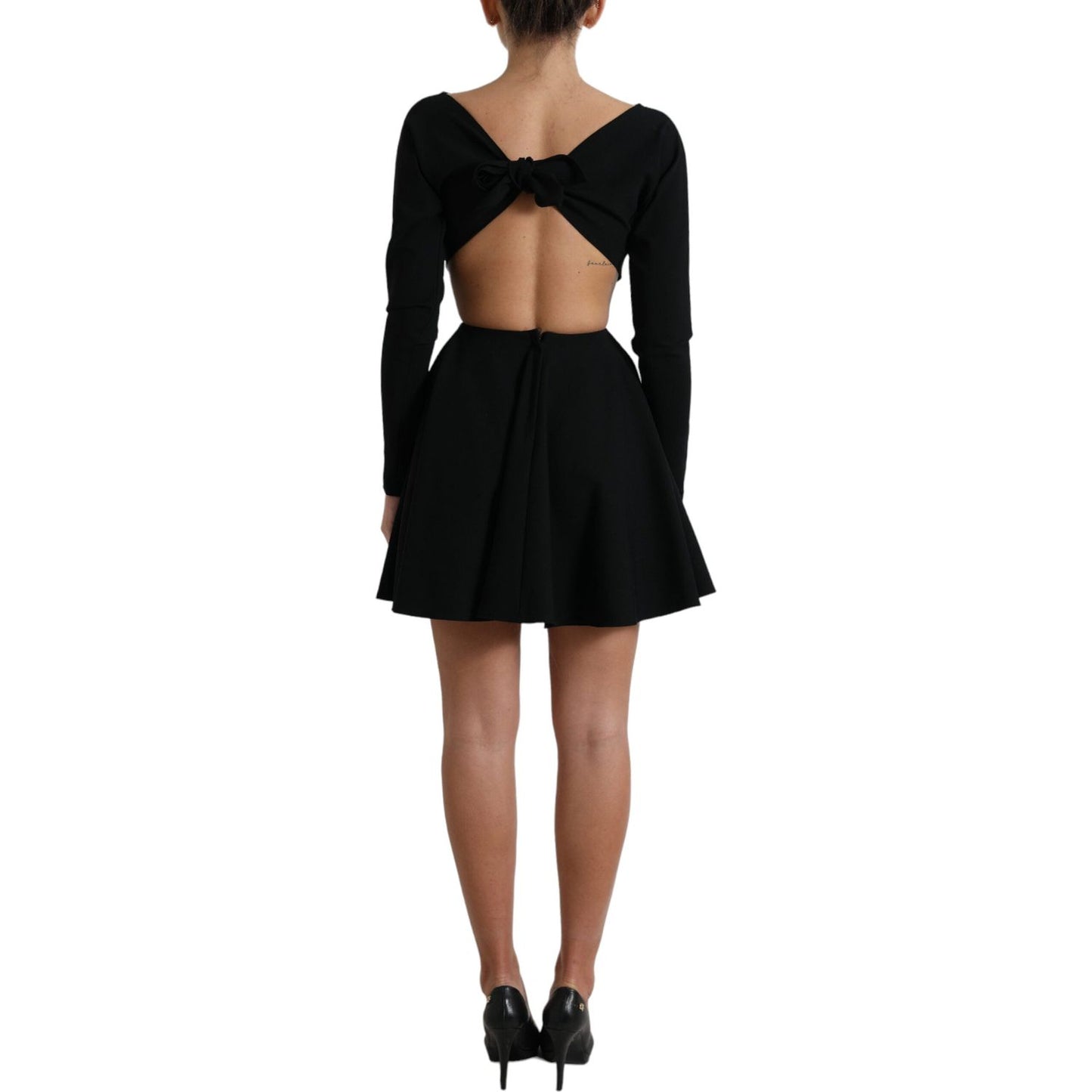 Dolce & Gabbana Elegant Cut Out A-Line Mini Dress Dolce & Gabbana