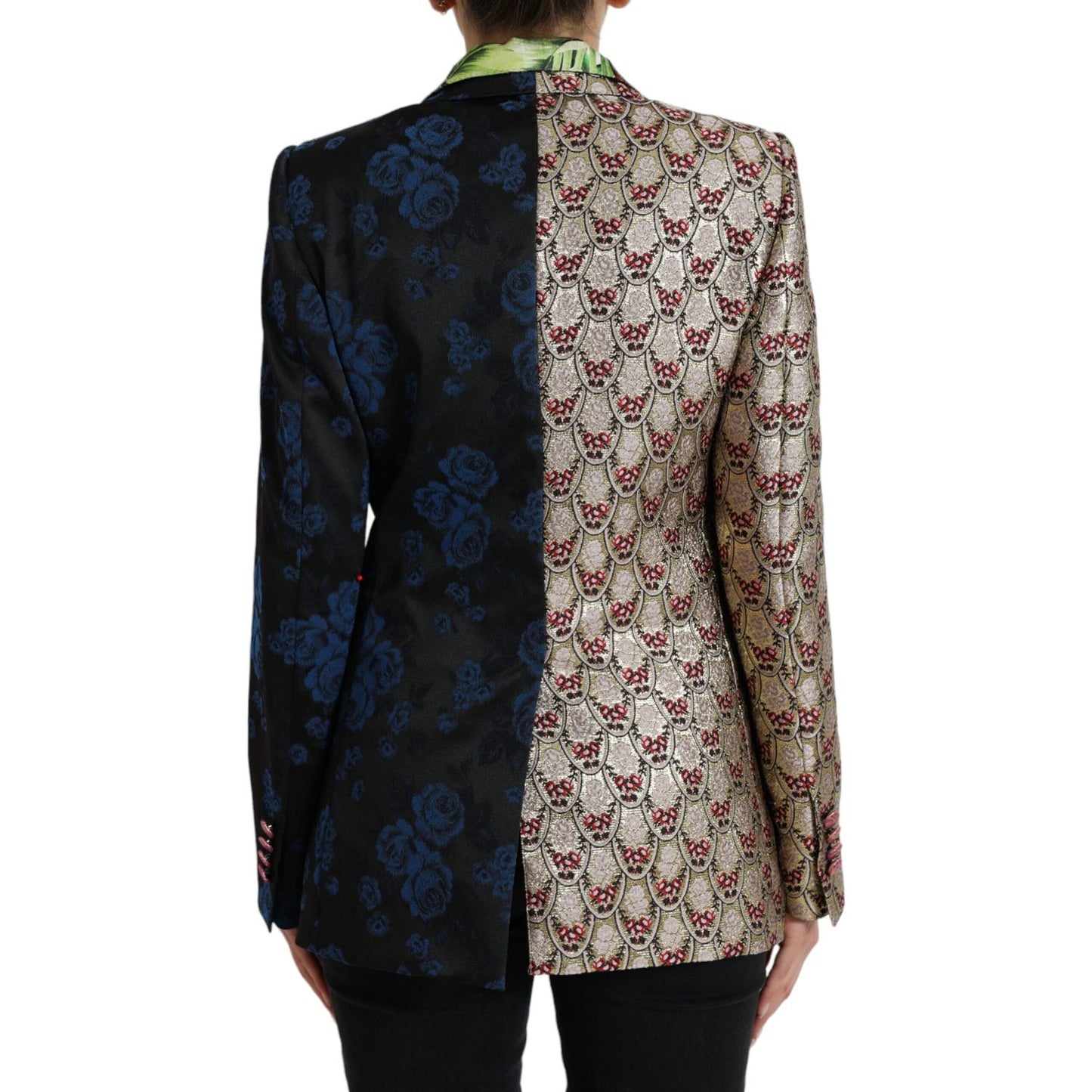 Dolce & Gabbana Elegant Multicolor Patchwork Blazer Dolce & Gabbana