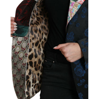 Dolce & Gabbana Elegant Multicolor Patchwork Blazer Dolce & Gabbana