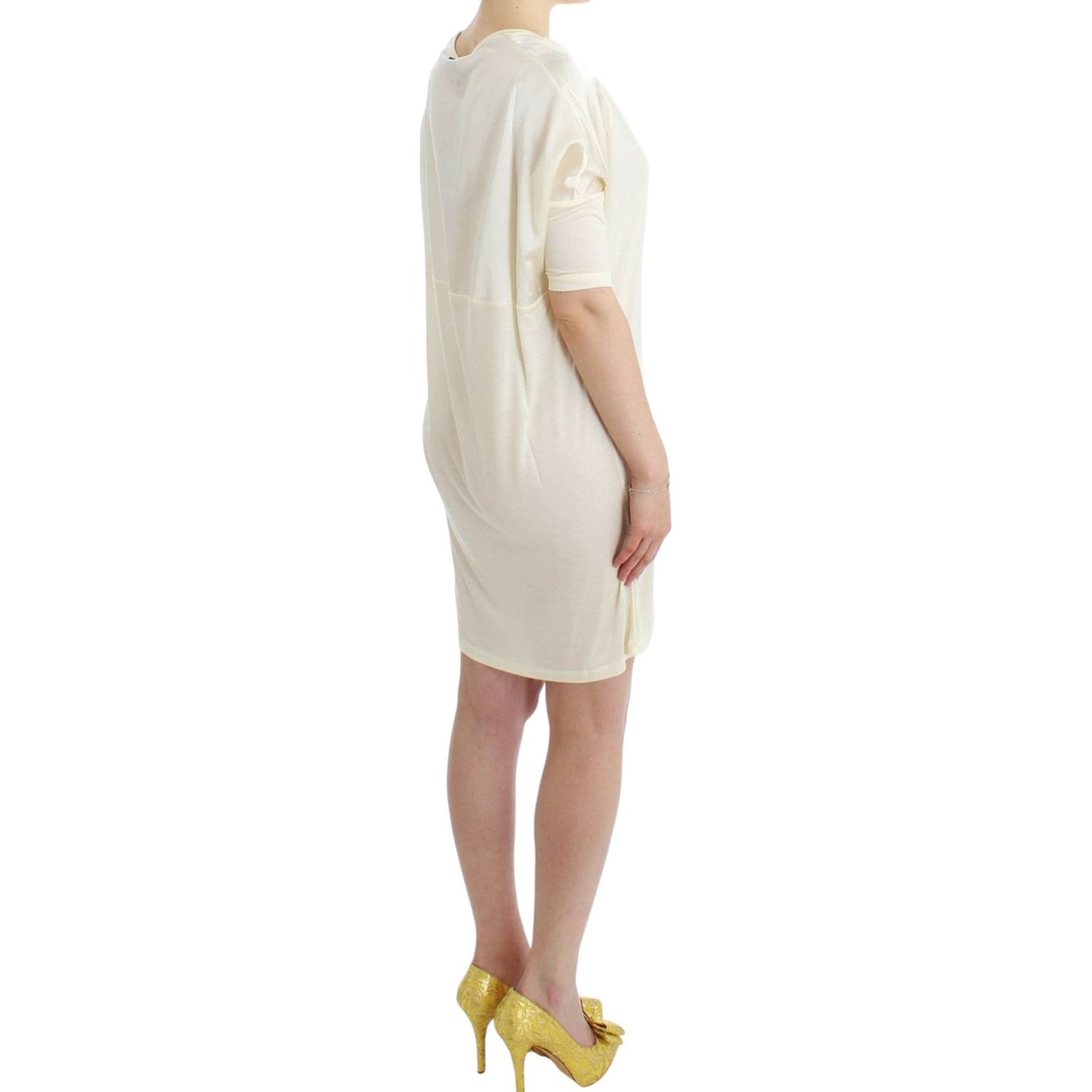 Costume National White modal tube dress