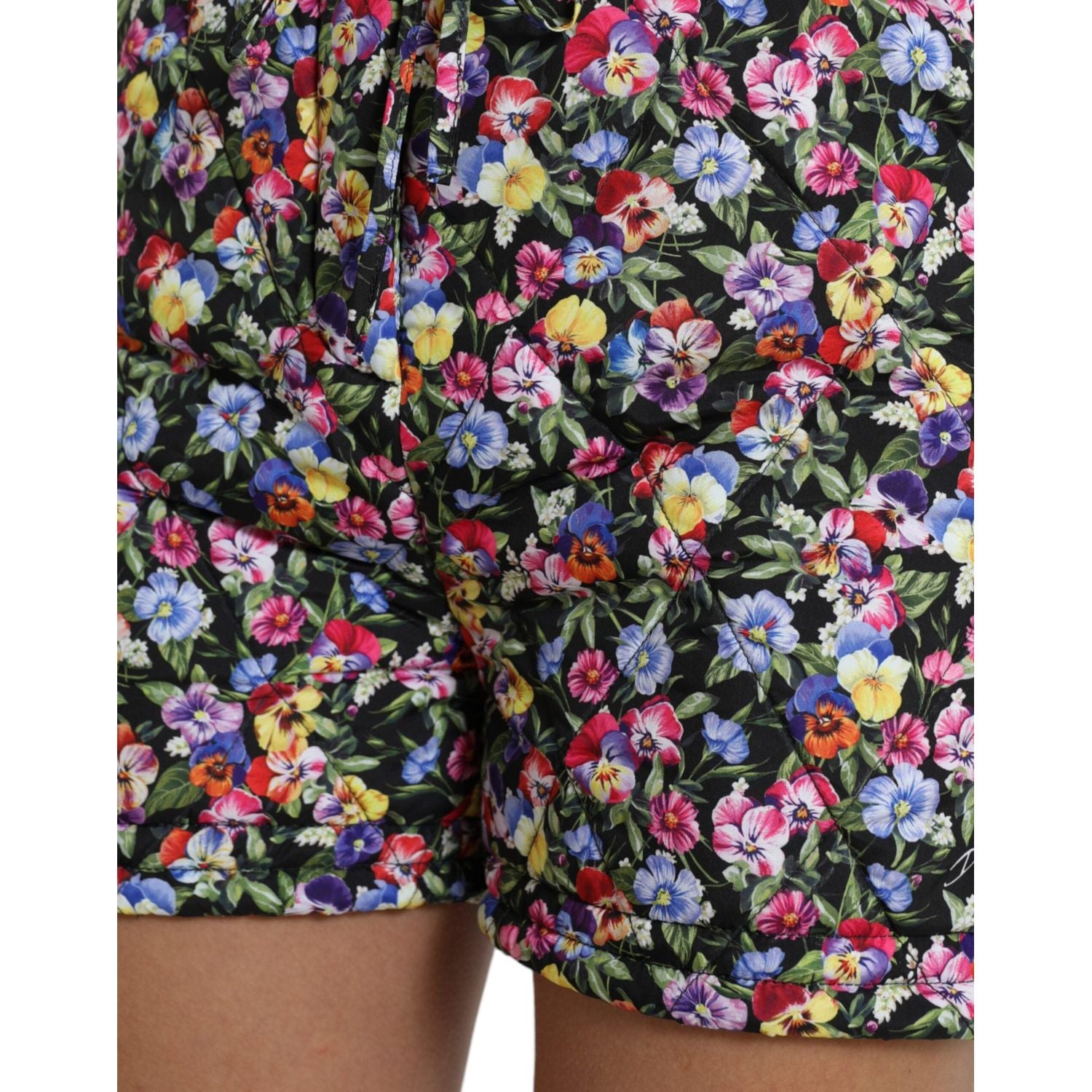 Dolce & Gabbana Vibrant High Waist Floral Shorts