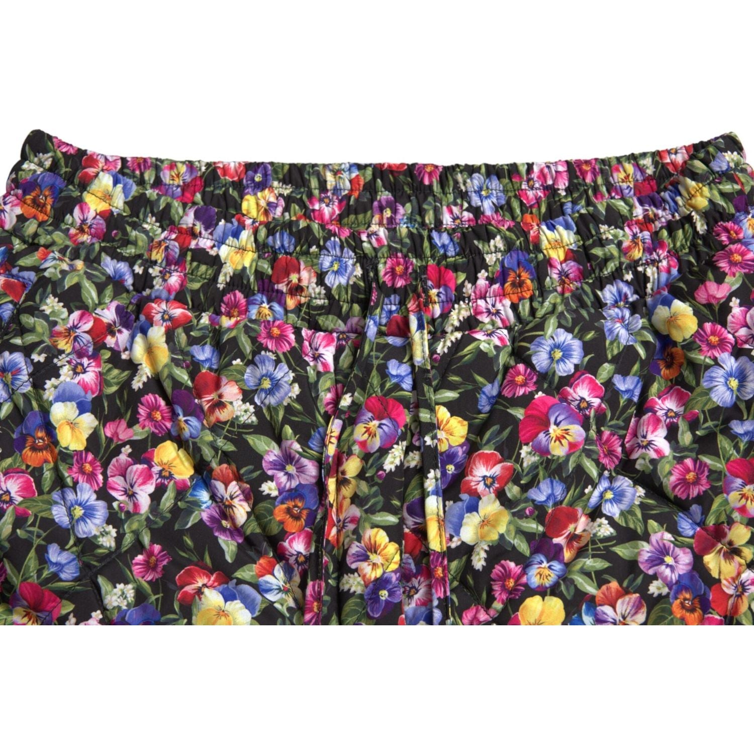 Dolce & Gabbana Vibrant High Waist Floral Shorts