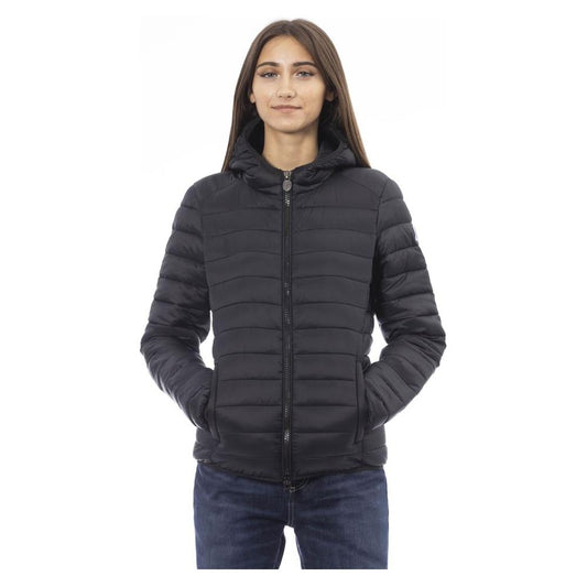 Invicta Black Nylon Women Jacket Invicta