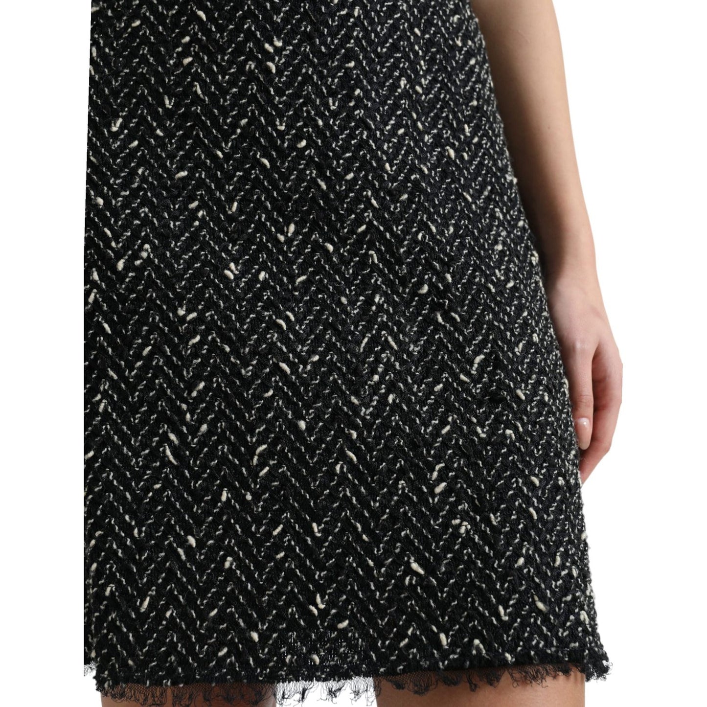 Dolce & Gabbana Elegant Tweed High-Waist Mini Skirt Dolce & Gabbana