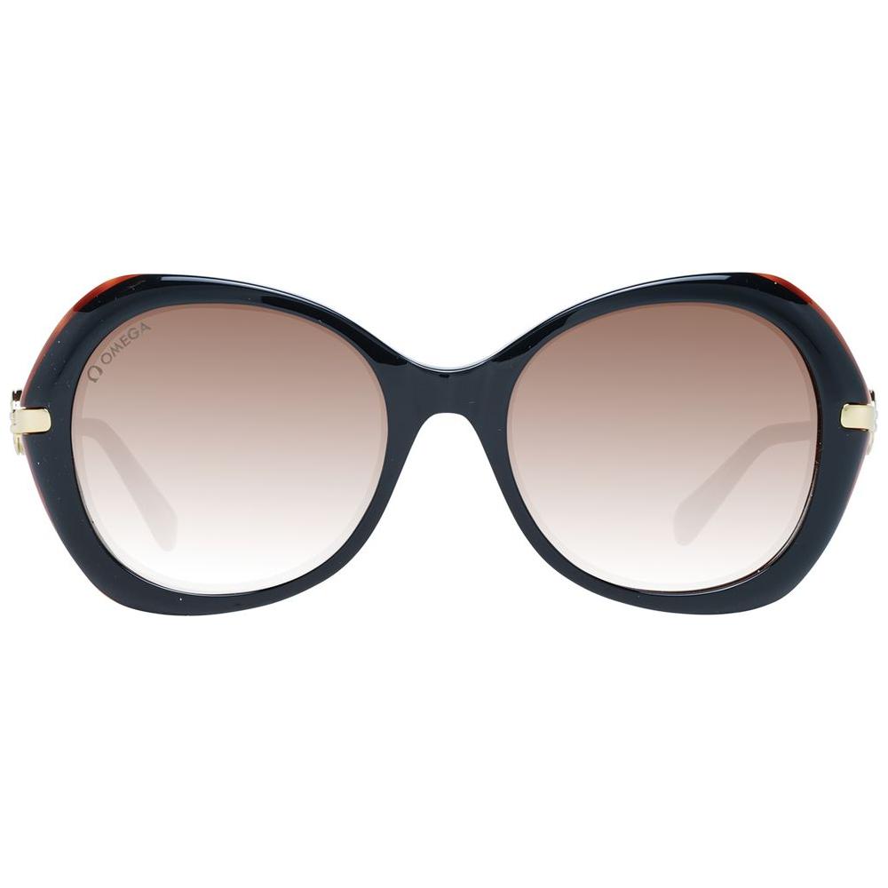 Omega Black Women Sunglasses