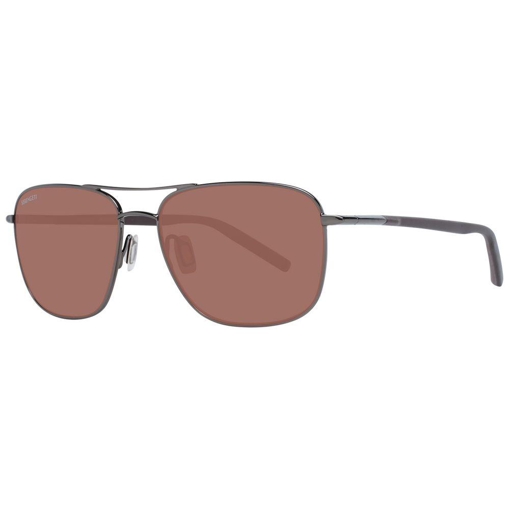 Serengeti Gray Men Sunglasses