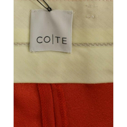 CO|TE Orange boyfriend stretch pants