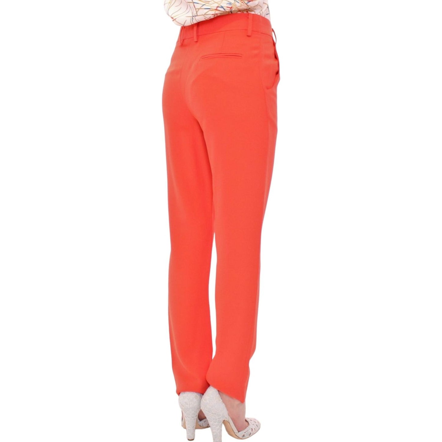 CO|TE Chic Orange Boyfriend Pants - Italian Crafted CO|TE