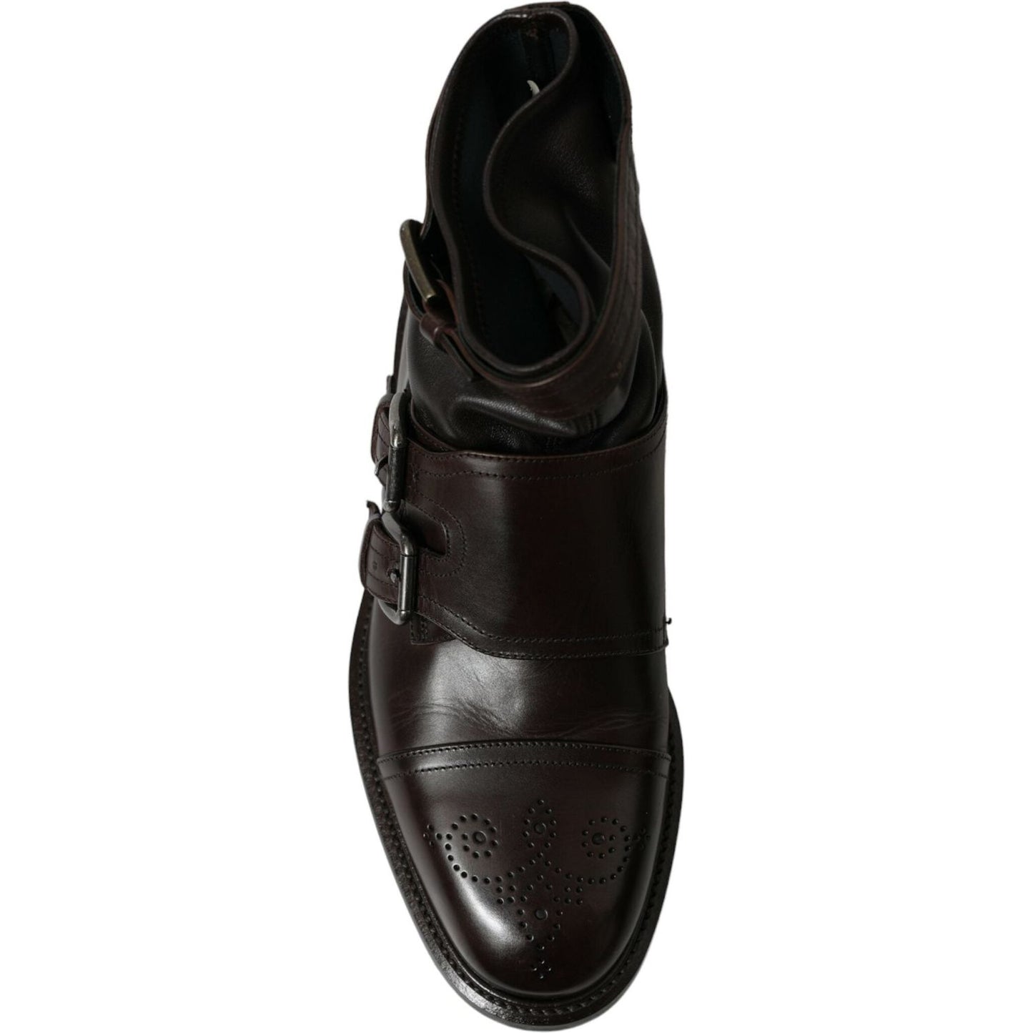 Dolce & Gabbana Elegant Mens Leather Ankle Boots Dolce & Gabbana