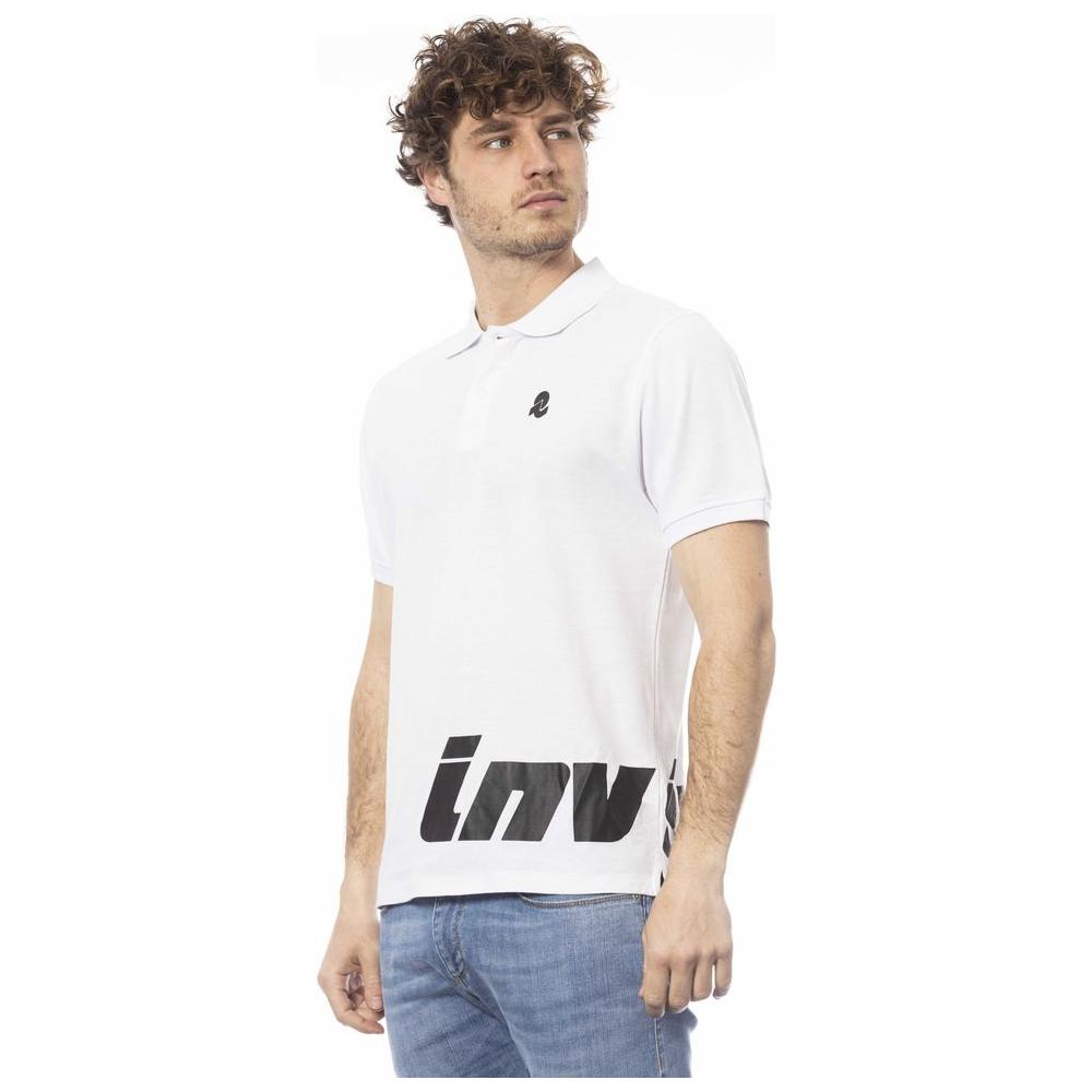 Invicta White Cotton Men Polo Shirt