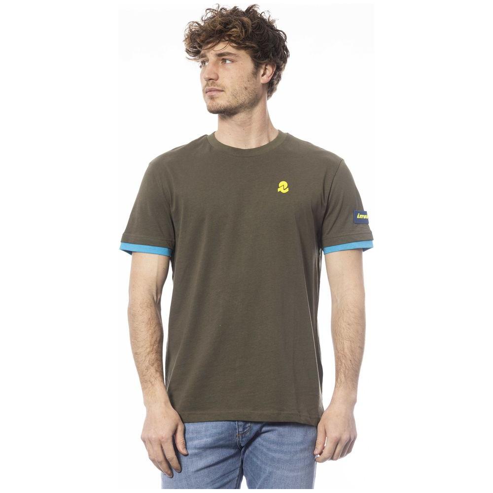 Invicta Green Cotton Men T-Shirt Invicta