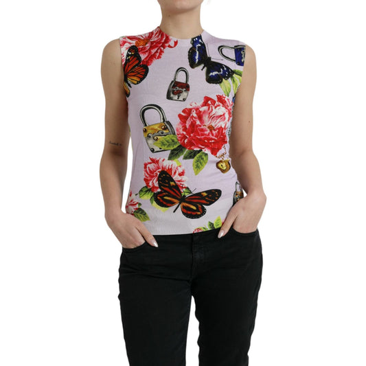 Dolce & Gabbana Elegant Cashmere-Silk Blend Tank Top Dolce & Gabbana