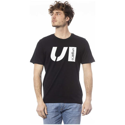 Ungaro Sport Black Cotton Men's T-Shirt