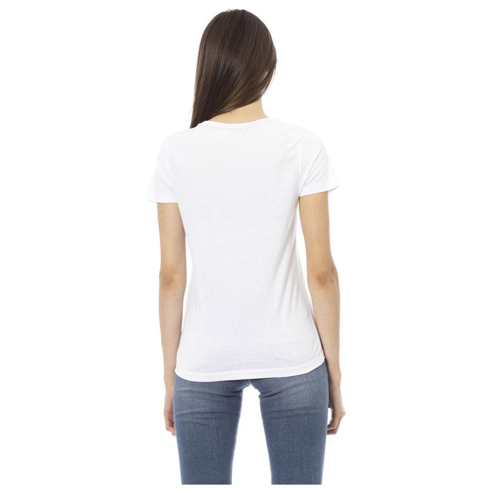 Trussardi Action White Cotton Women T-Shirt