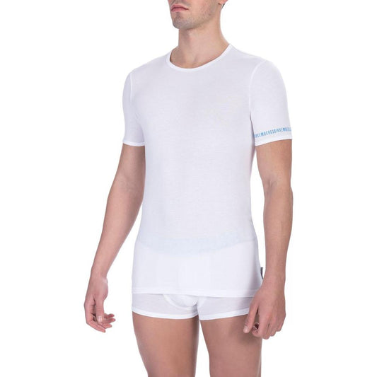 Bikkembergs White Cotton Men's T-Shirt Pack Bikkembergs