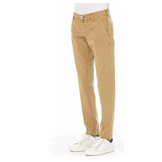 Jacob Cohen Beige Cotton Men Pant Jacob Cohen