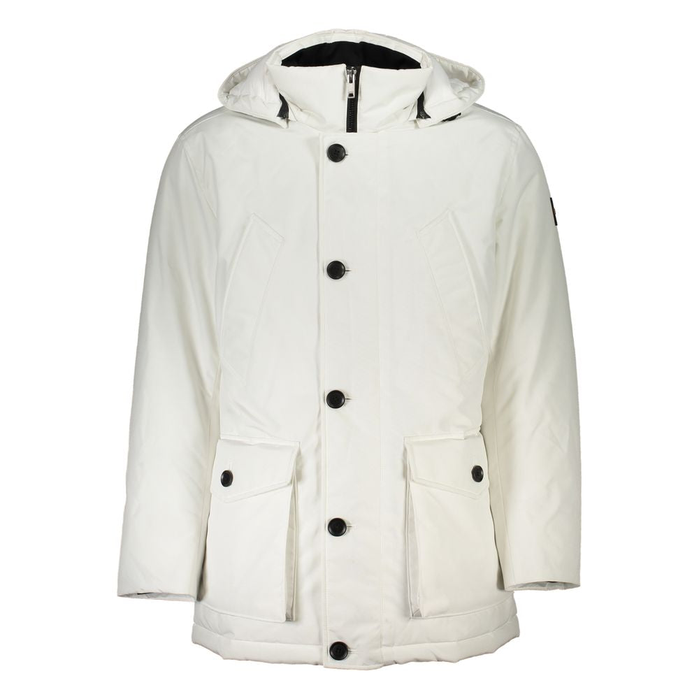 Hugo Boss White Elastane Jacket