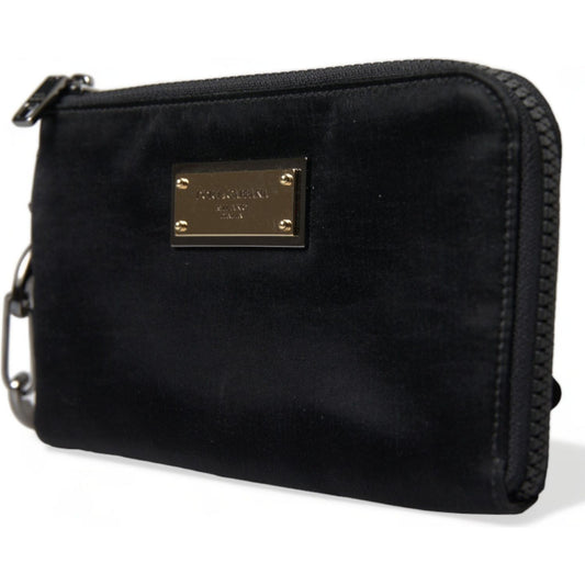 Dolce & Gabbana Chic Nylon-Leather Designer Pouch Dolce & Gabbana