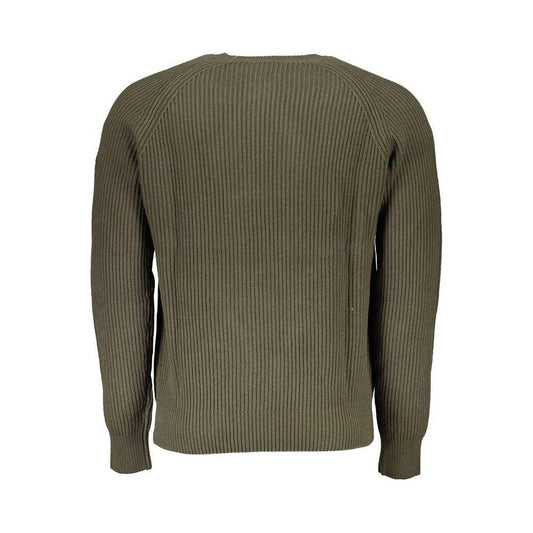 North Sails Green Cotton Men Sweater North Sails