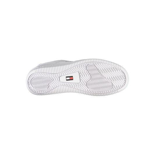 Tommy Hilfiger White Leather Women Sneaker Tommy Hilfiger