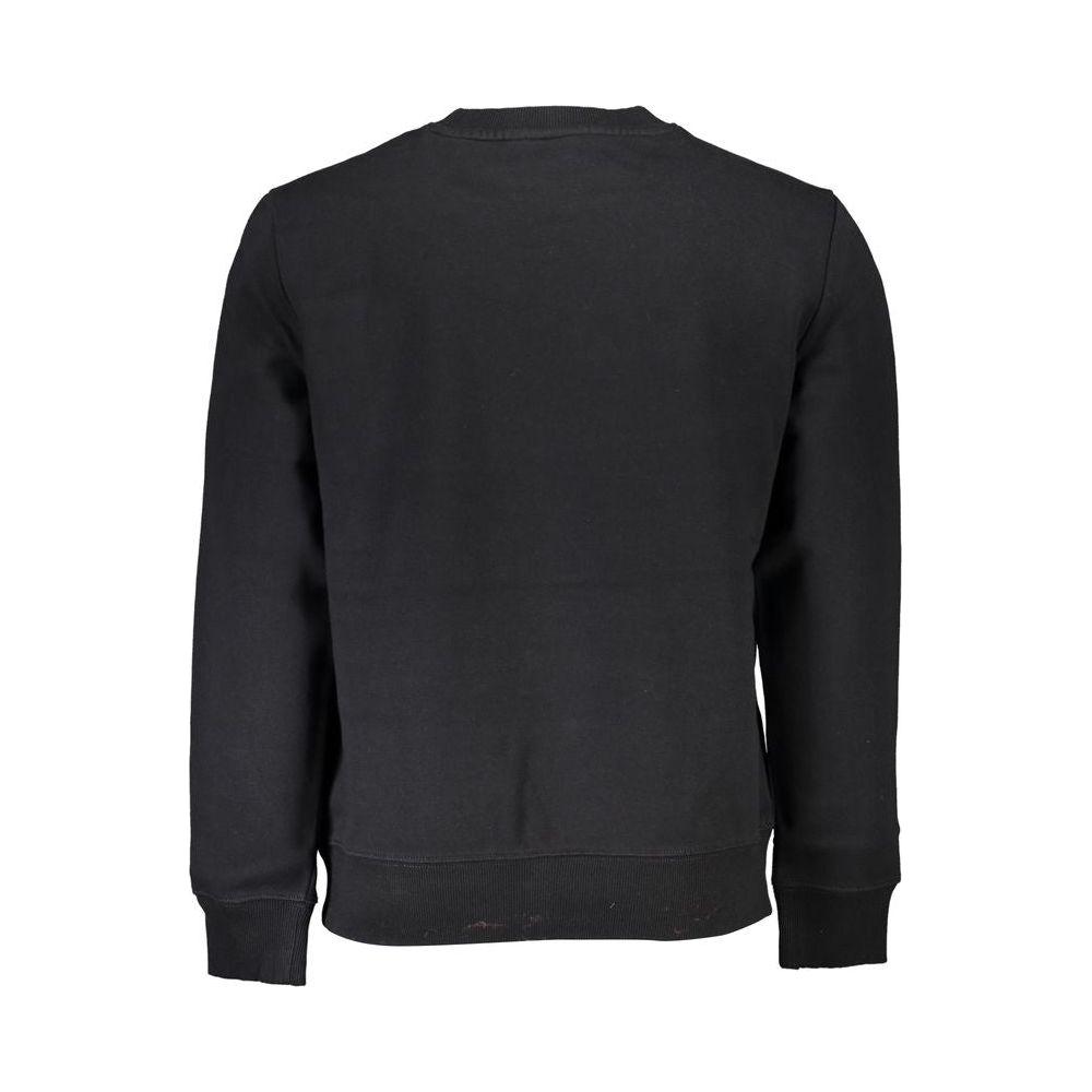 Napapijri Black Cotton Men Sweater