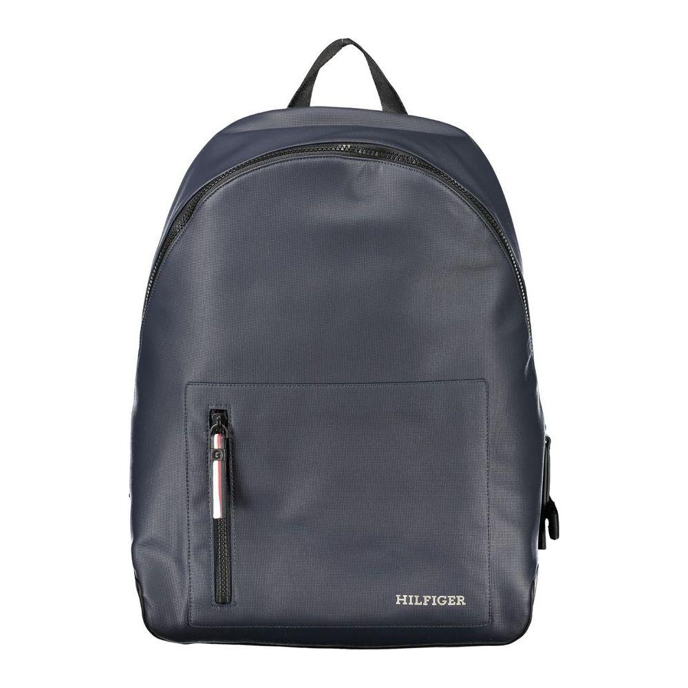 Tommy Hilfiger Blue Polyethylene Men Backpack