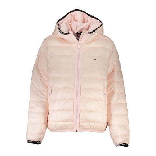 Tommy Hilfiger Pink Polyester Women Jacket Tommy Hilfiger