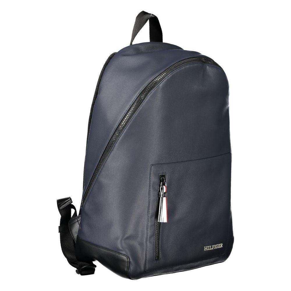 Tommy Hilfiger Blue Polyethylene Men Backpack